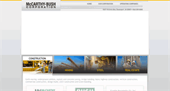 Desktop Screenshot of mccarthybushcorp.com